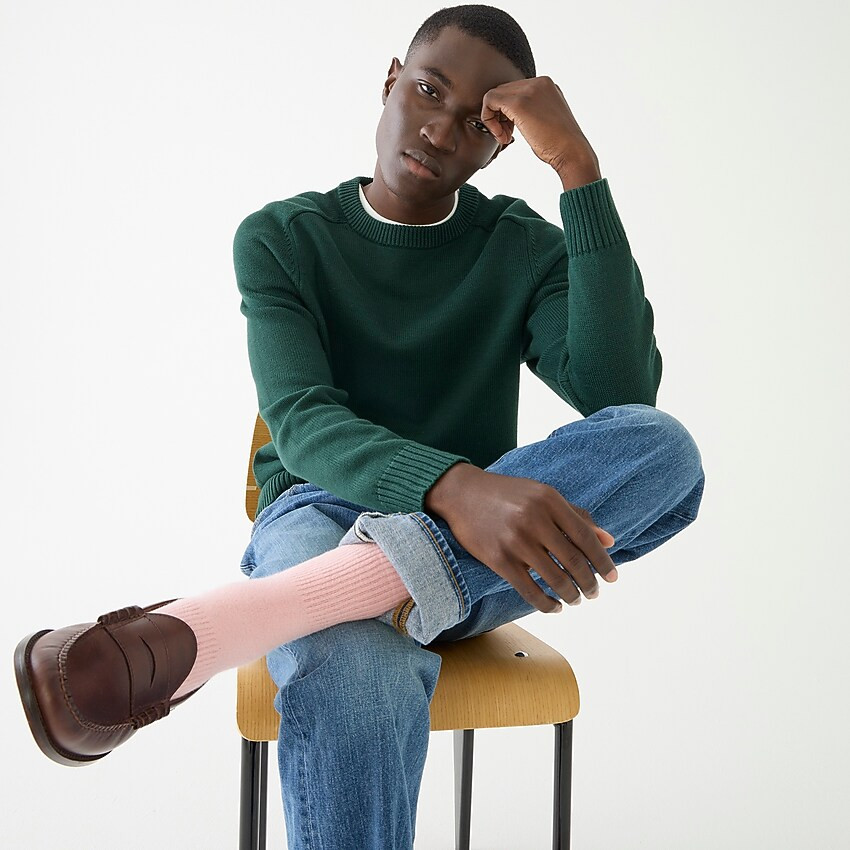 Heritage cotton crewneck sweater | J. Crew US