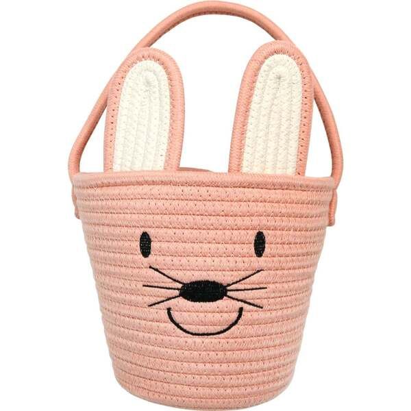 Lucy's Room Pink Bunny Rope Easter Basket | Maisonette