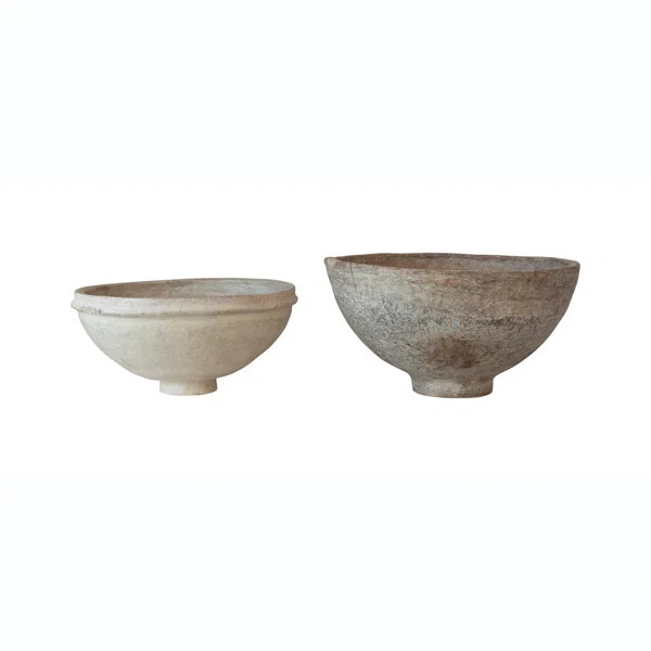 Tarango Earthenware Decorative Bowl - Set of 2 | Wayfair North America
