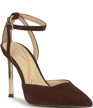 Kalynia Suede Ankle Strap Pumps | Dillard's