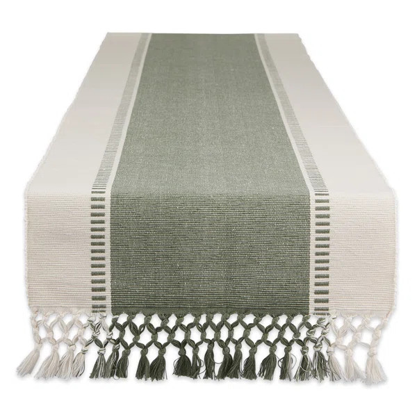 Kizer Striped 100% Cotton Table Runner | Wayfair North America