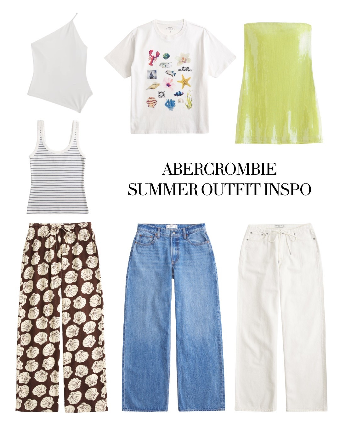 #AbercrombiePartner My favorite summer tops, pants and dresses from Abercrombie! Casual everyday looks, vacation styles and a fun sequin going out dress ☀️ @abercrombie

#LTKStyleTip #LTKFindsUnder50 #LTKFindsUnder100