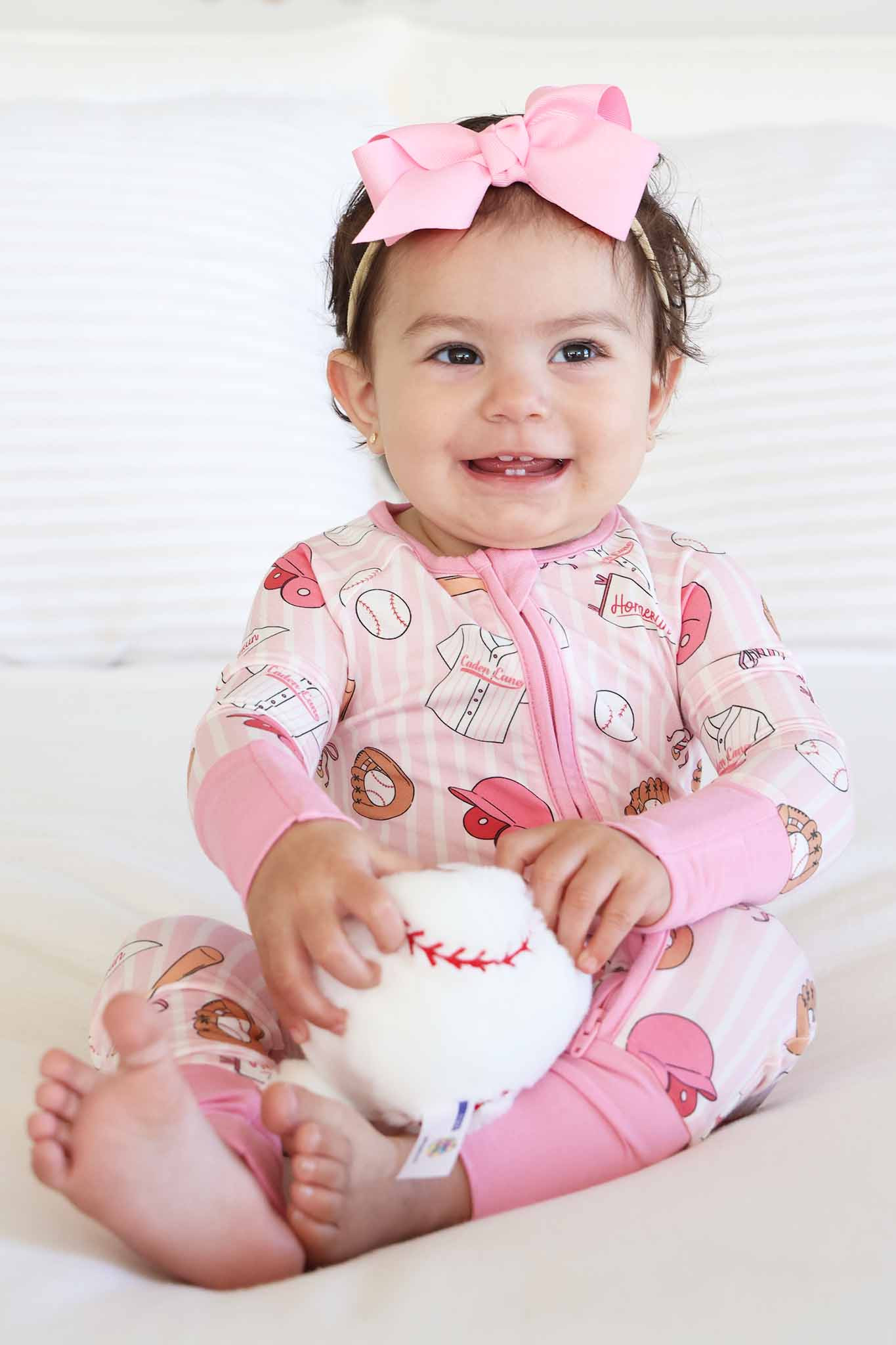 Ballpark Babes Convertible Zip Romper | Caden Lane