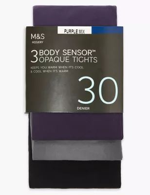 3pk 30 Denier Body Sensor™ Tights | Marks & Spencer (UK)
