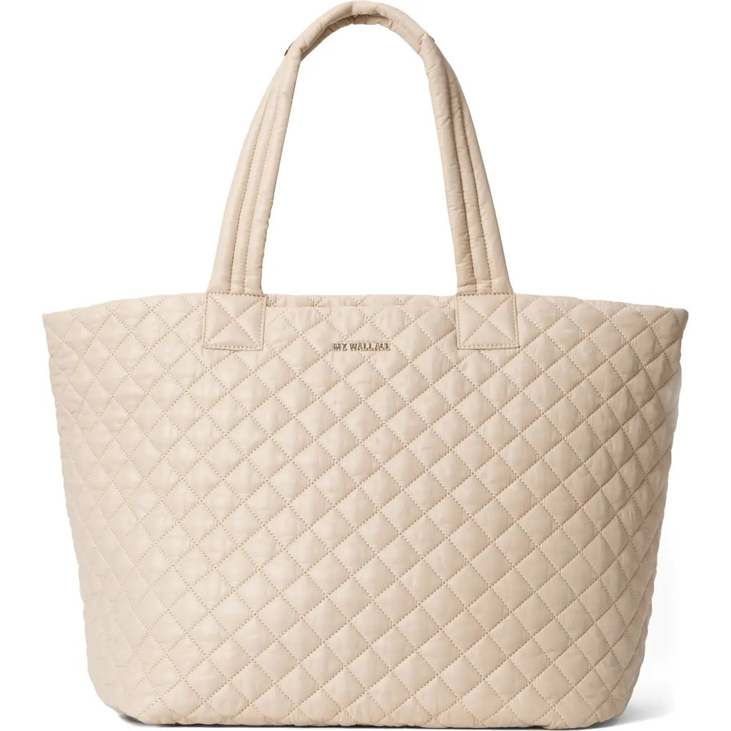 MZ Wallace Deluxe Large Metro Tote in Buff at Nordstrom | Nordstrom