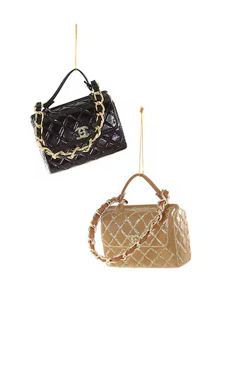 Set Of 2 Luxe Handbags Ornament | Revolve Clothing (Global)