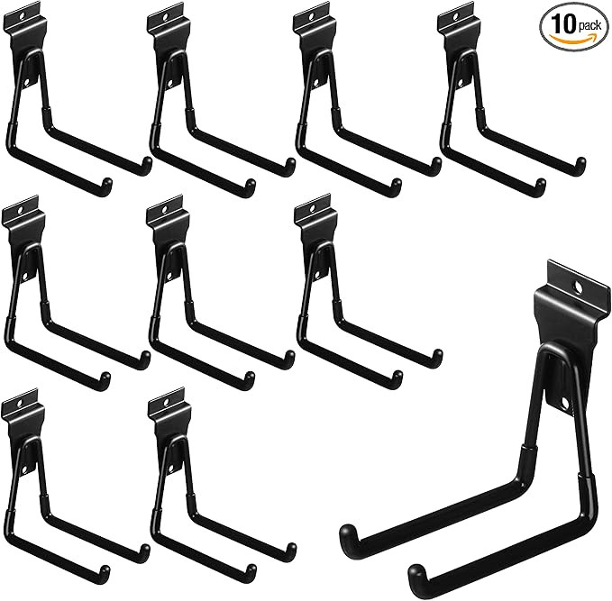 4 Inch Slatwall Hooks Heavy Duty, Slatwall Accessories, Slat Wall Hanging Hooks, Garage Slatwall ... | Amazon (US)