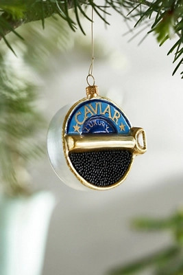 Caviar Glass Ornament | Anthropologie (US)