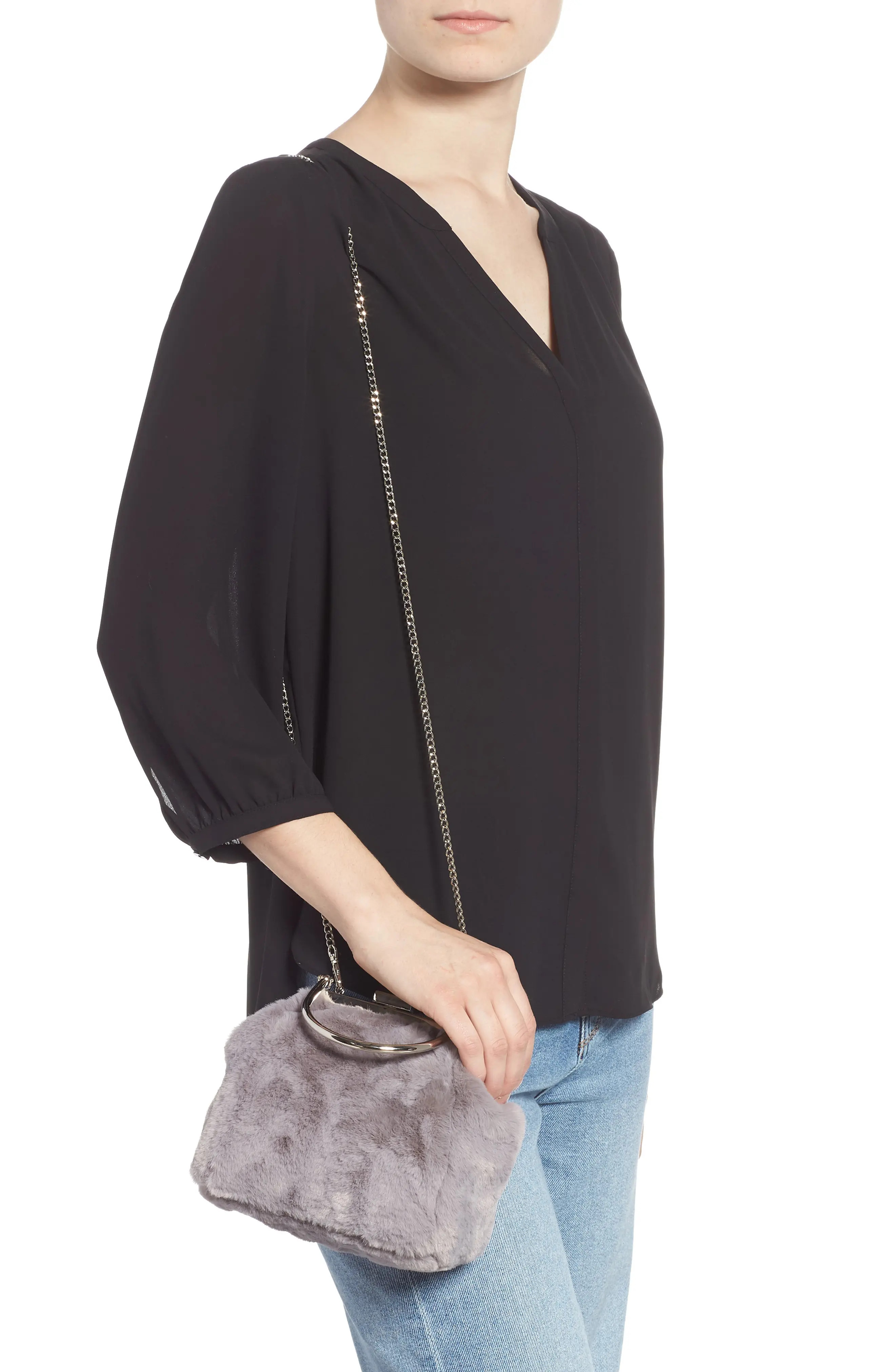 Faux Fur Clutch | Nordstrom