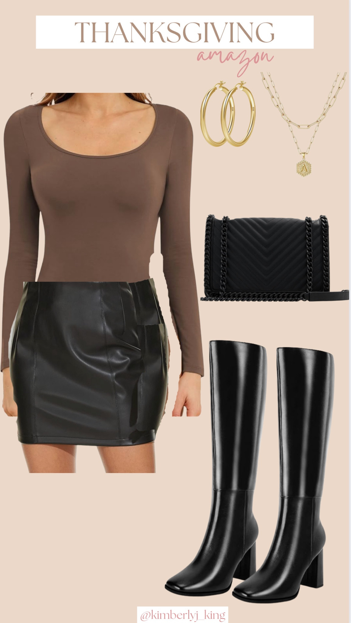 Thanksgiving outfit idea
Amazon Thanksgiving outfit idea
Amazon fashion 
Cute fall outfit
Fall date night outfit 
Ootd 
Black boots
Black skirt 
Black leather skirt
Basic bodysuit outfit 

#LTKstyletip #LTKfindsunder50 #LTKshoecrush