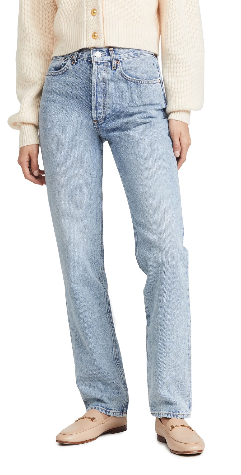 AGOLDE Lana Vintage Straight Jeans | Shopbop