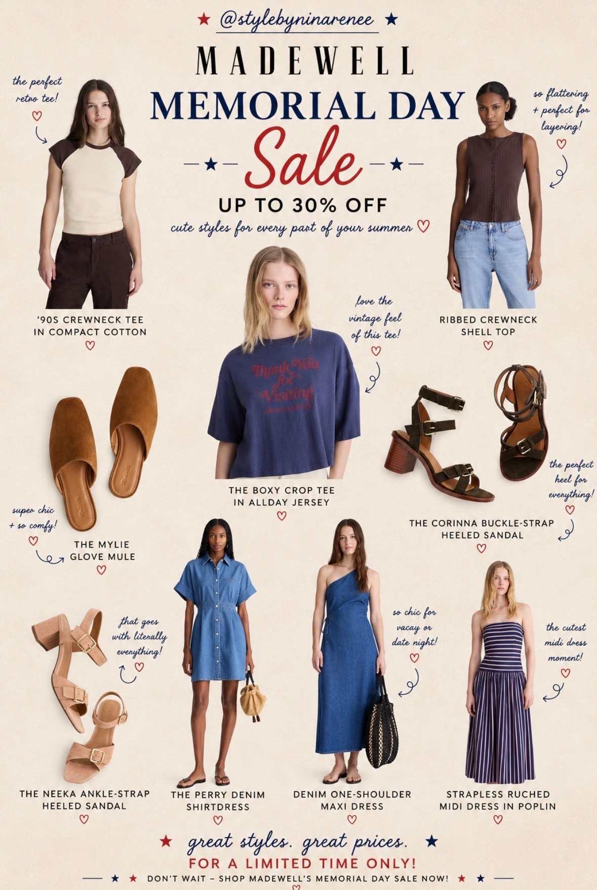 okayyyy Madewell is having a moment 😍🤎 Rounded up my favorite Memorial Day sale finds before they sell out!! ✨


#Madewell #MadewellStyle #MemorialDaySale #LTKStyle #SummerStyle #VacationOutfits

#LTKgrwm #LTKmomlife #LTKootd