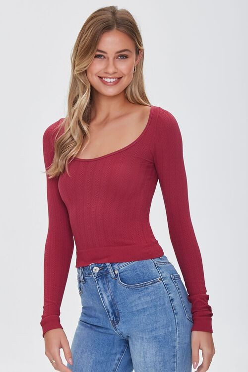 Ribbed Knit Scoop Top | Forever 21 (US)