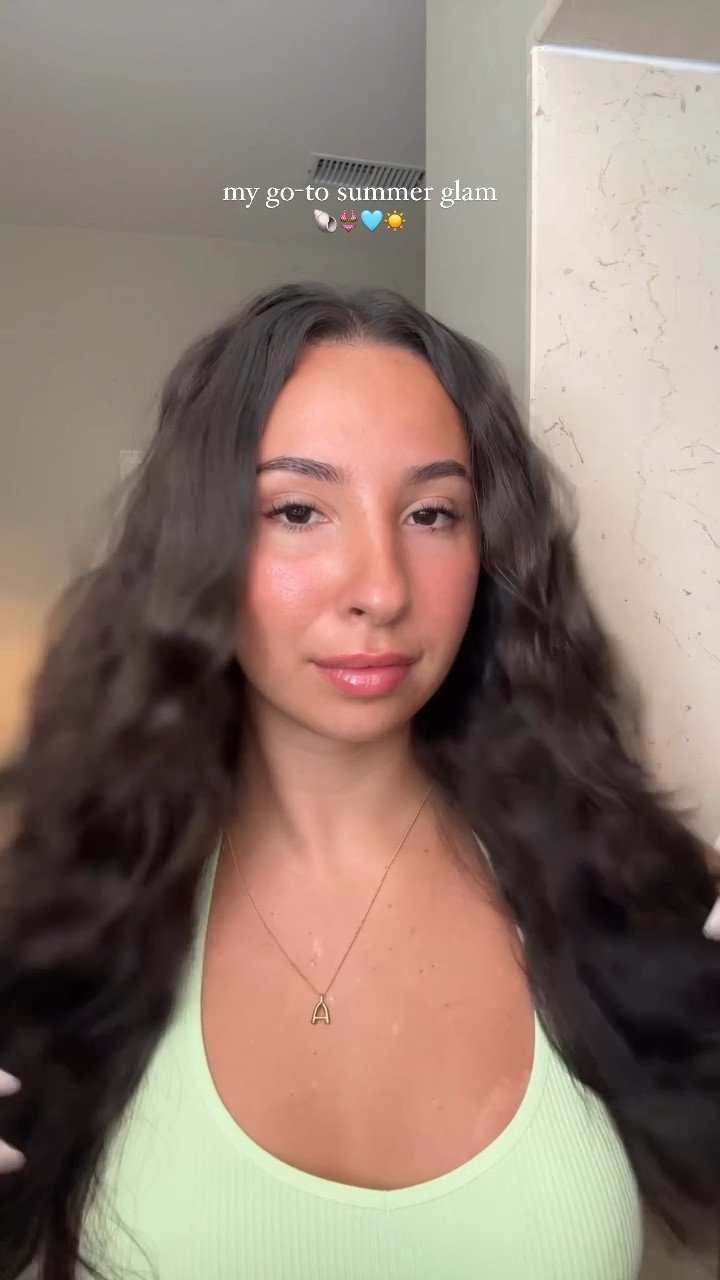 My go-to summer glam🐚👙🩵☀️

#LTKsummer #LTKcanada #LTKbeauty