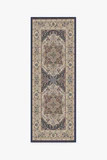 Vintage Heriz Ivory Blue Rug | Ruggable