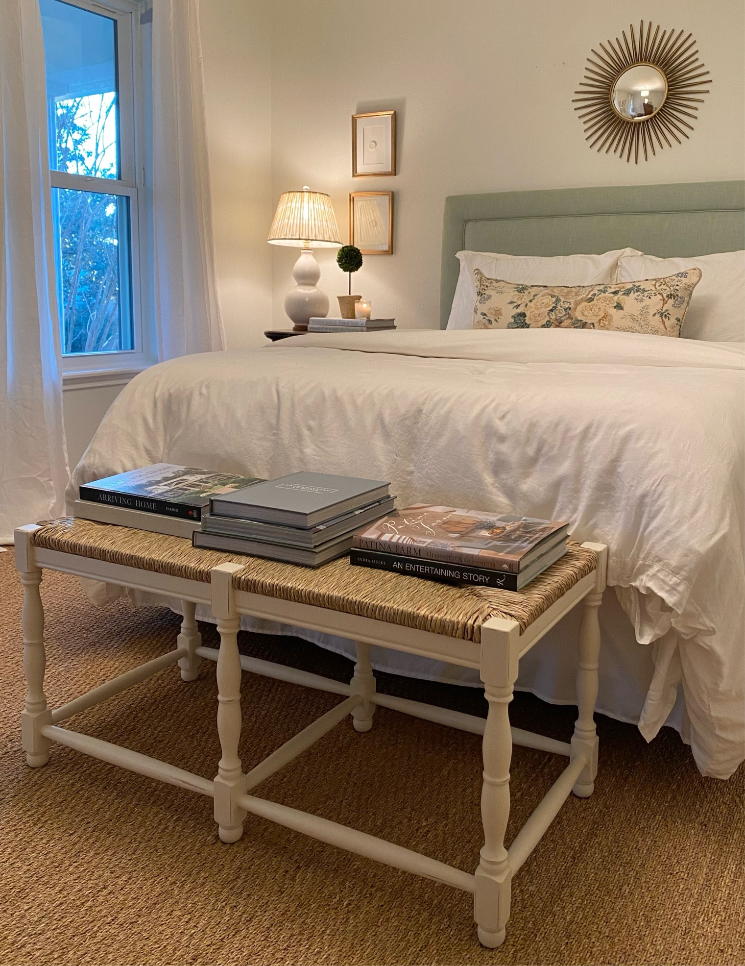 Loving the new wicker bench at the foot of my bed! It is currently on sale and comes in a couple other finishes!

#LTKstyletip #LTKhome