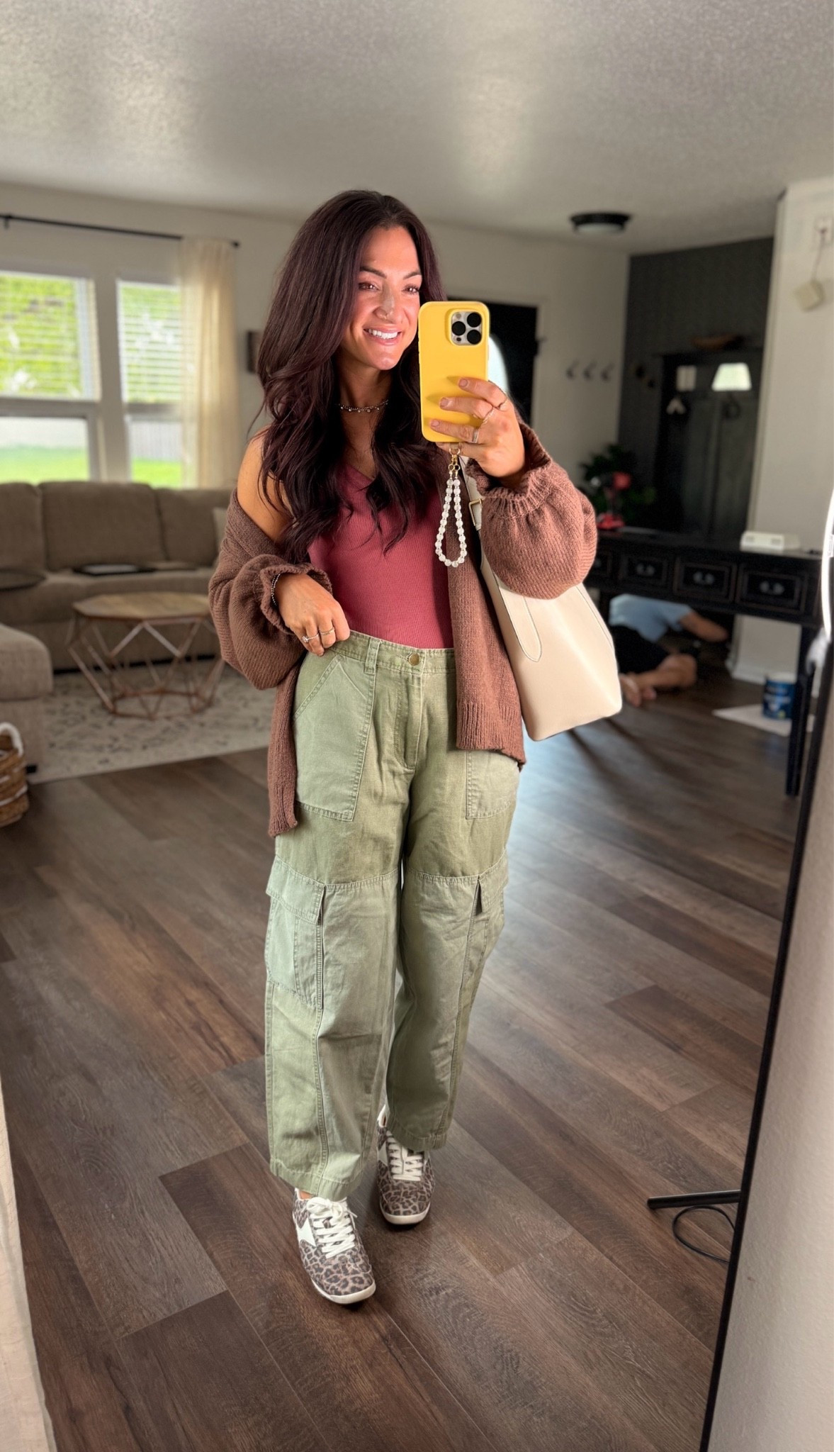 We love a cute early Fall look with pieces that are comfy and cute-also on sale!!! These bag prices are crazy! Grab them before they sell out! Pants runs a little big, you could size down if between. Target brought back these cutie shoes!

#LTKootd #LTKSaleAlert #LTKPetite