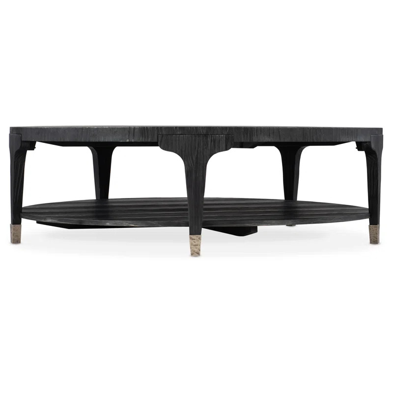 Chapman Shou Sugi Ban Round Cocktail Table | Wayfair North America