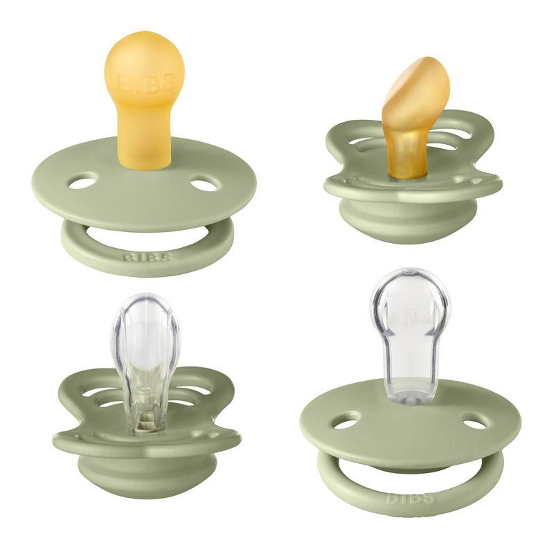 Bibs Try-It Silicone & Latex Pacifier Collection - 4pk | Target
