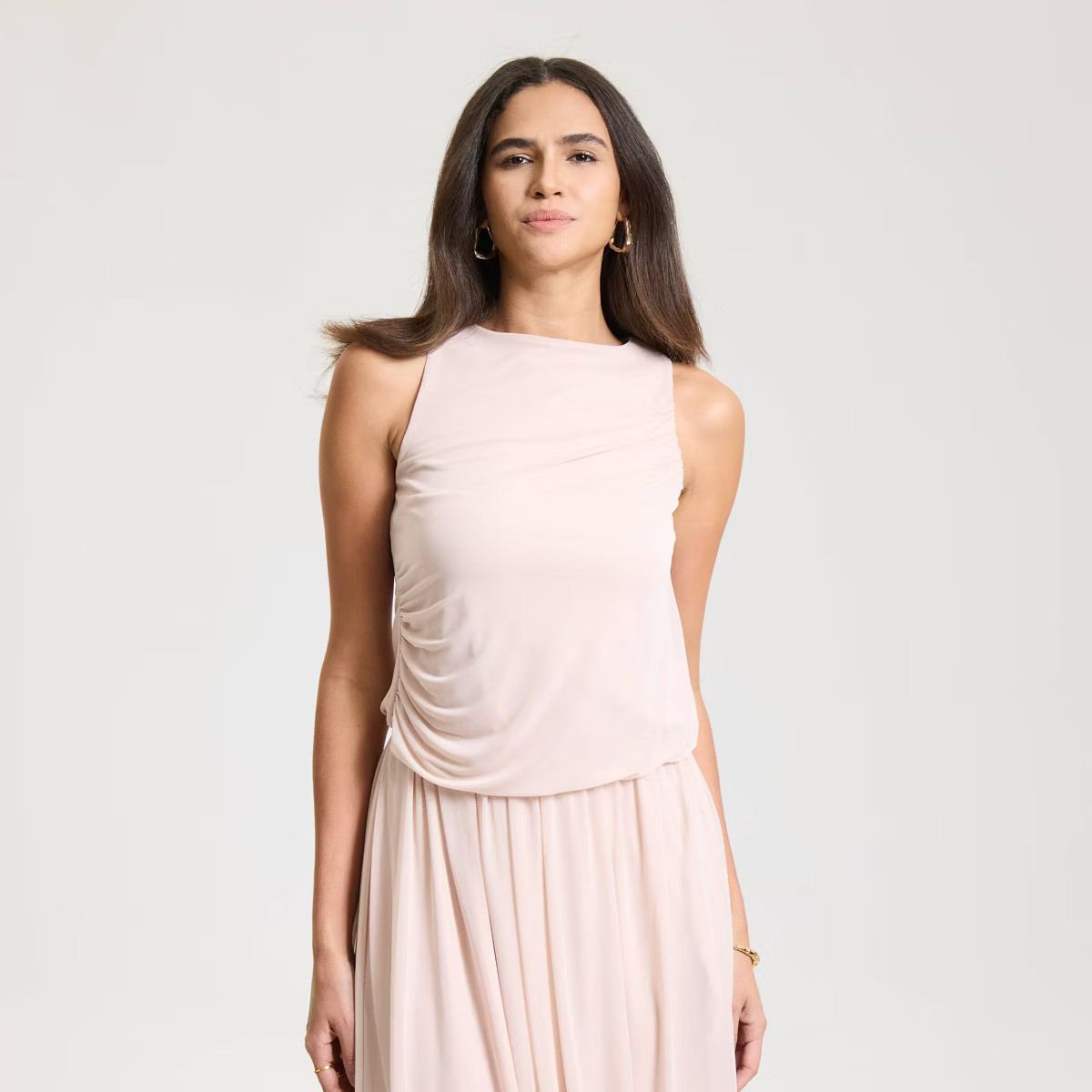 Women's Draped Front Knit Sleeveless Top - A New Day™ | Target