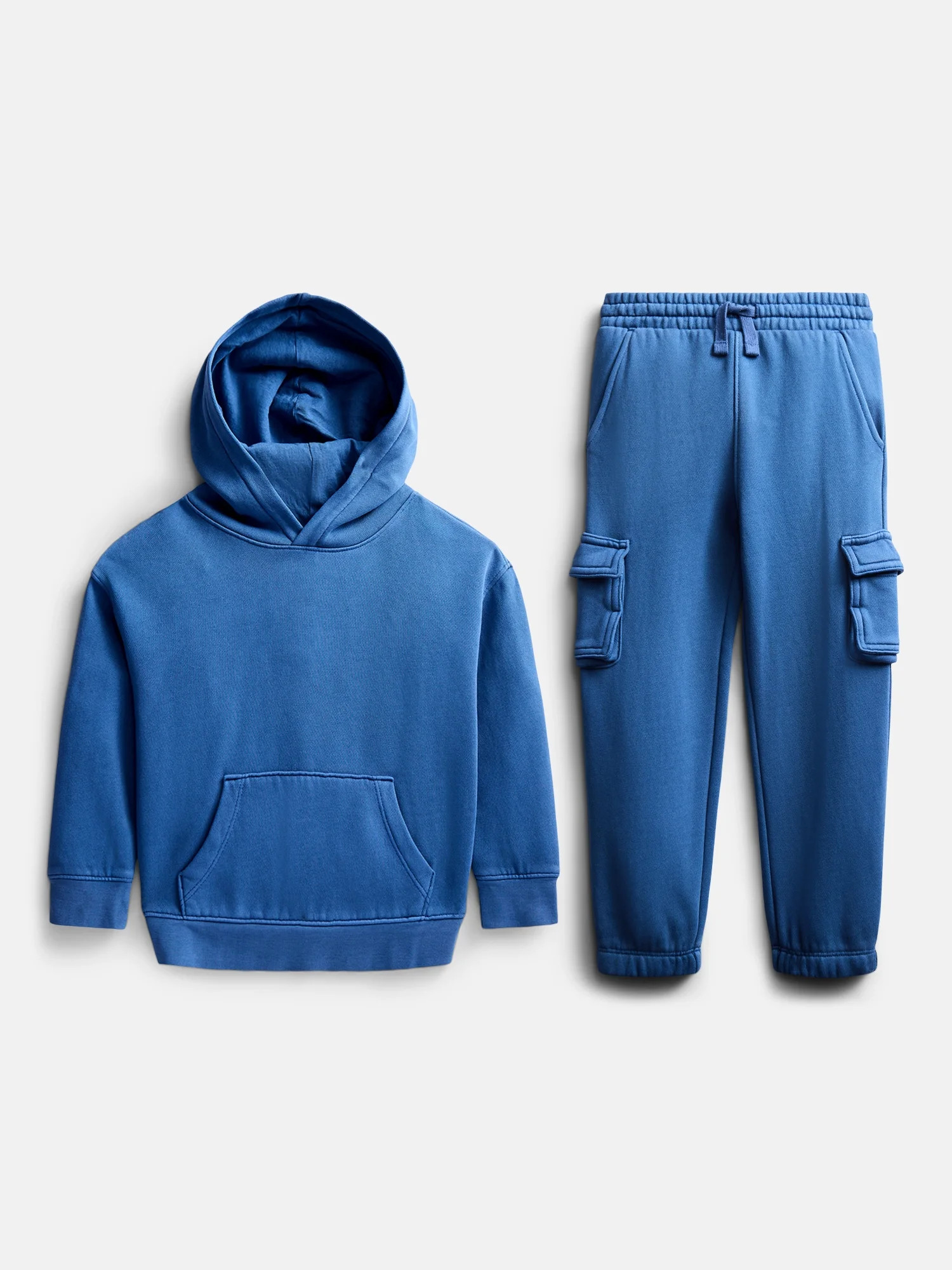 Wonder Nation Toddler Boys Fleece Hoodie and Cargo Pants Set, 2 Piece, Sizes 12M-5T | Walmart (US)