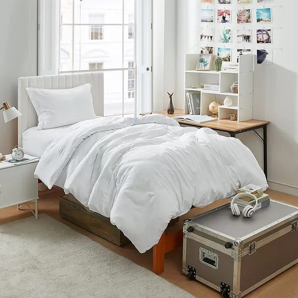 Natural Loft Oversized Comforter Set - White - Bed Bath & Beyond - 26050023 | Bed Bath & Beyond