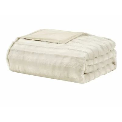 Duke Blanket Beautyrest Color: Ivory, Weight: 12lbs | Wayfair North America