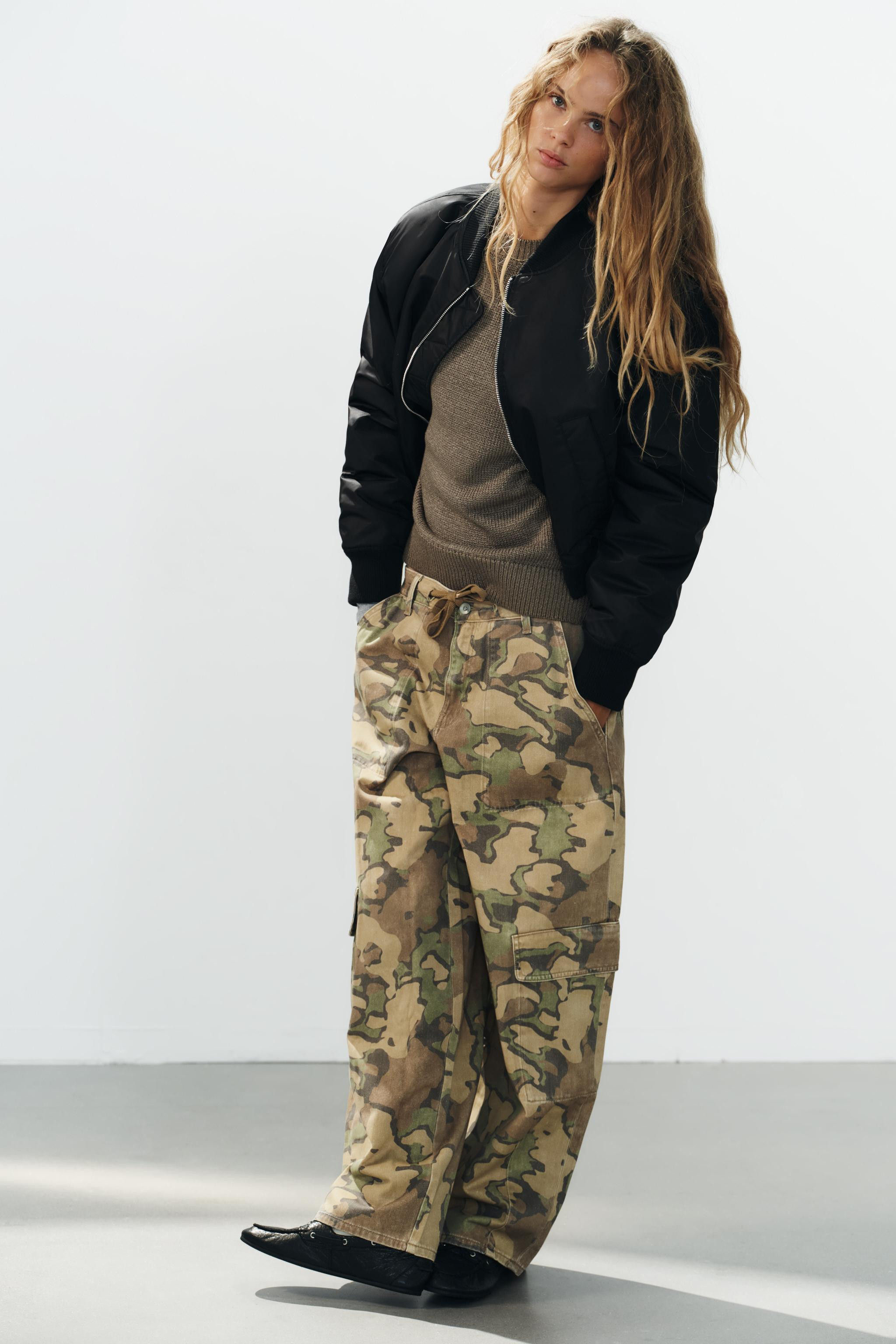 SHORT BOMBER JACKET WITH SHOULDER PADS | Zara UK