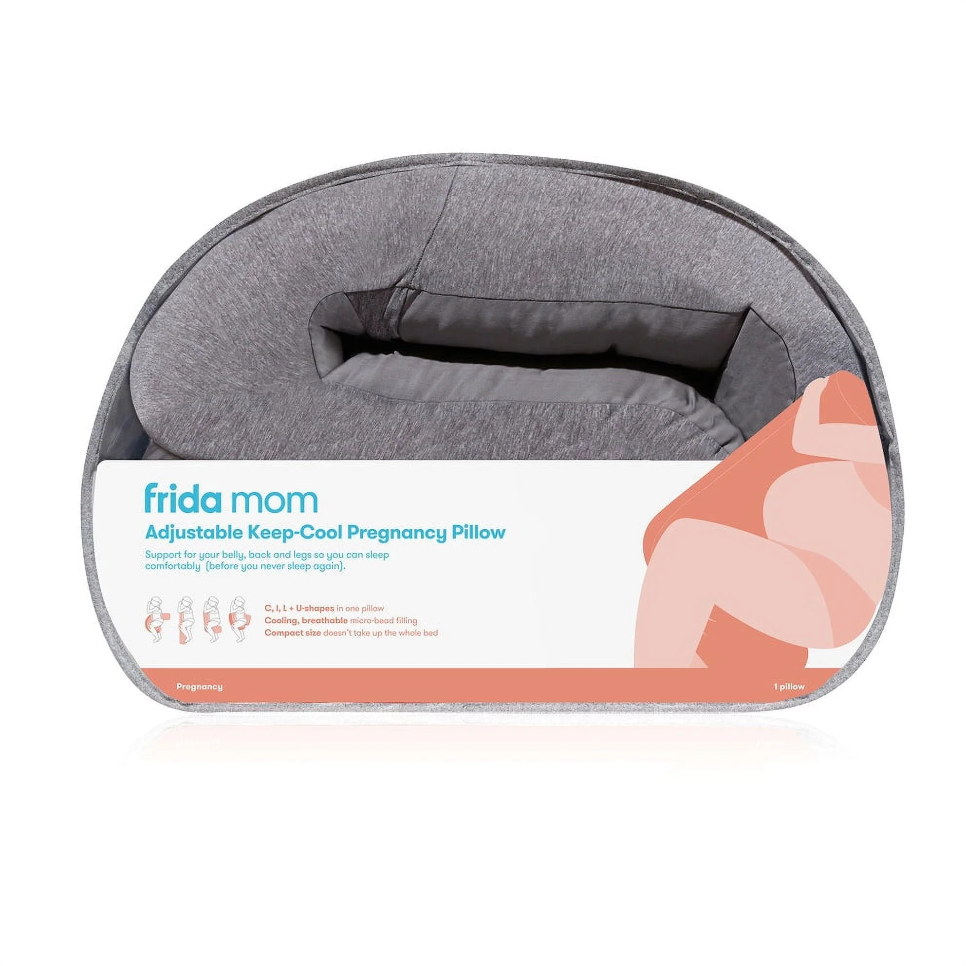 Frida Mom Adjustable Keep-Cool Pregnancy Pillow - Walmart.com | Walmart (US)