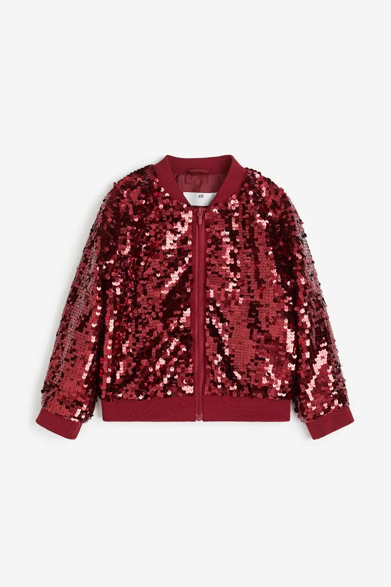 Sequined Bomber Jacket | H&M (US + CA)