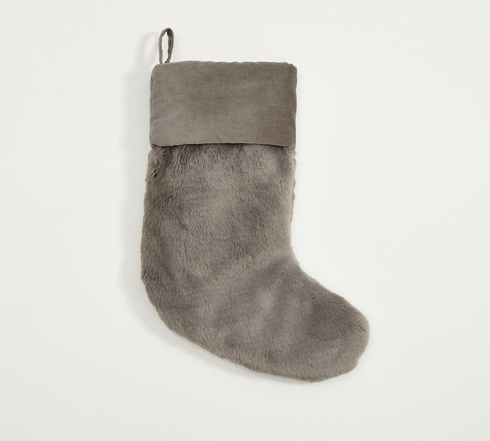 Faux Fur Alpaca Stocking | Pottery Barn (US)