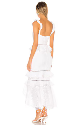 NBD Haze Midi Dress in Ivory from Revolve.com | Revolve Clothing (Global)