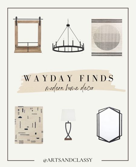 Modern home decor finds from rugs to lighting and mirrors, all on sale during WAYDAY coming this weekend! It’s the biggest sale of the year so save your faves now!

#LTKsalealert #LTKhome