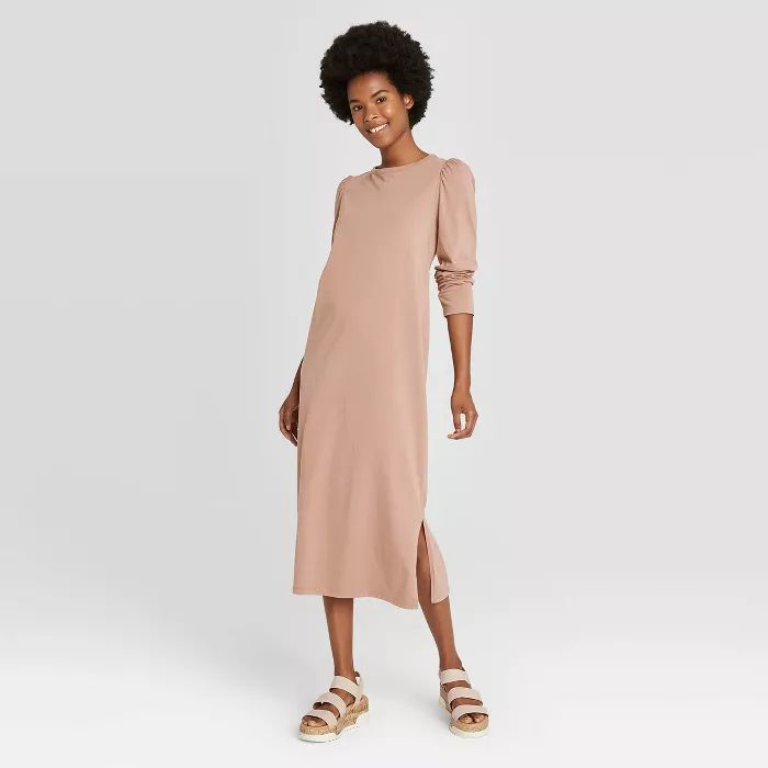 Women's Puff Long Sleeve T-Shirt Dress - Universal Thread™ | Target