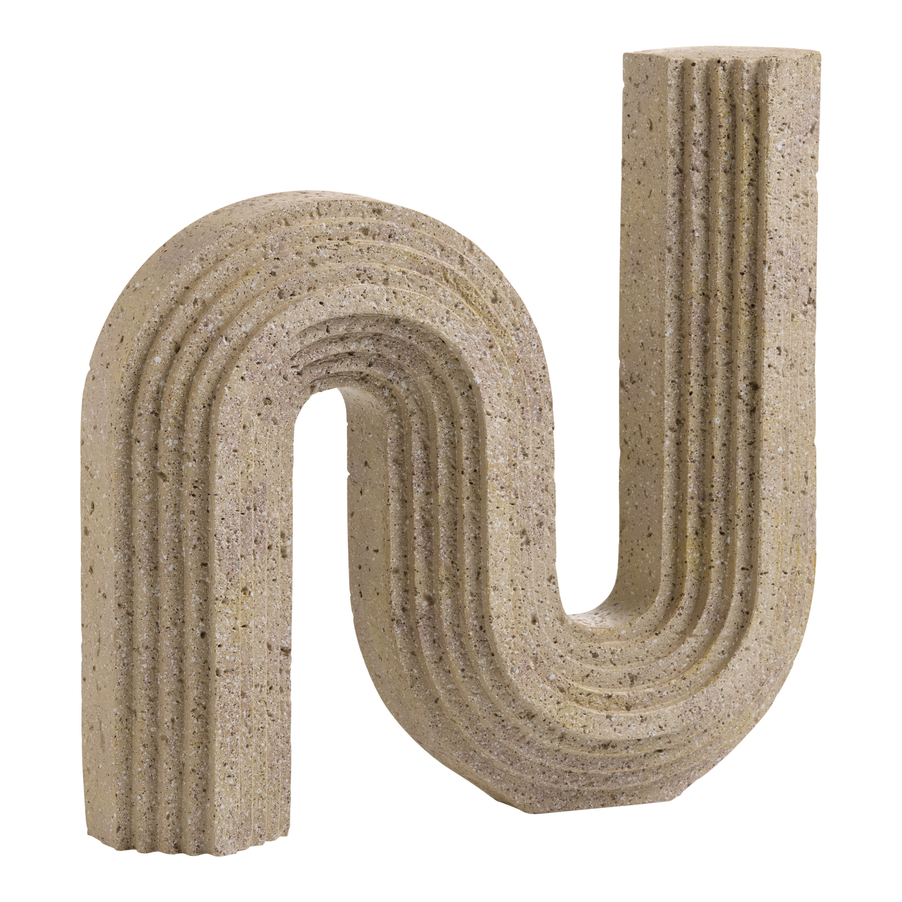 Speckled Resin Geo Sculpture Decor | World Market