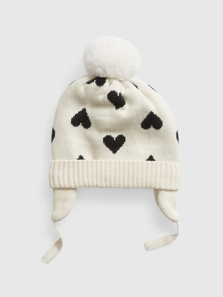 Baby Heart Pom Beanie | Gap (US)
