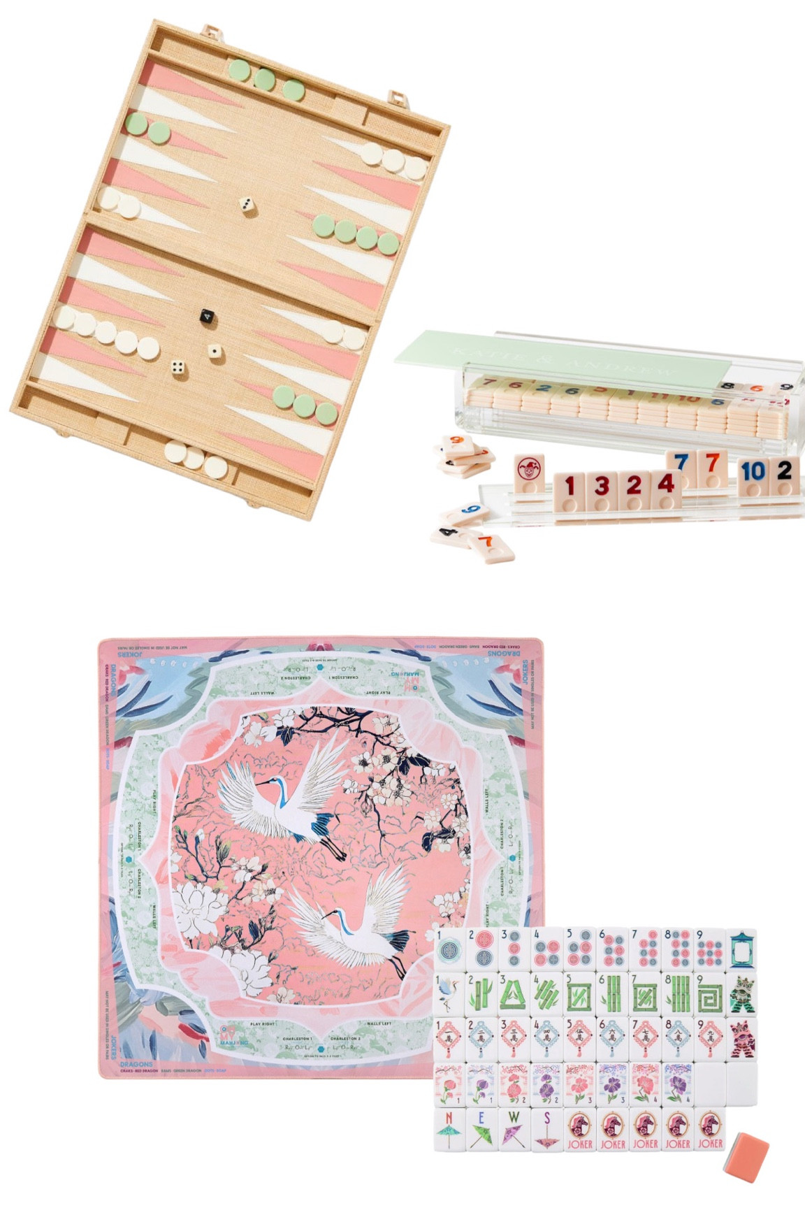 Game night - Mahjong, backgammon and rummy

#LTKHome #LTKTravel