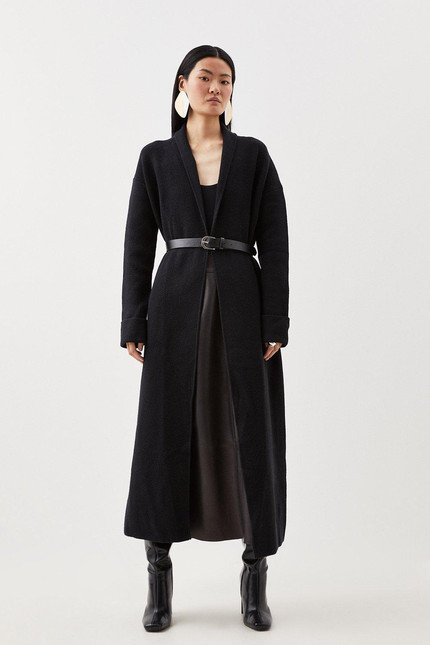 Click for more info about Belted Knit Maxi Coatigan
