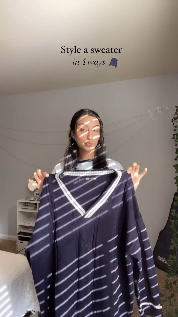 Style a sweater in 4 ways💙

#LTKVideo #LTKSeasonal #LTKstyletip