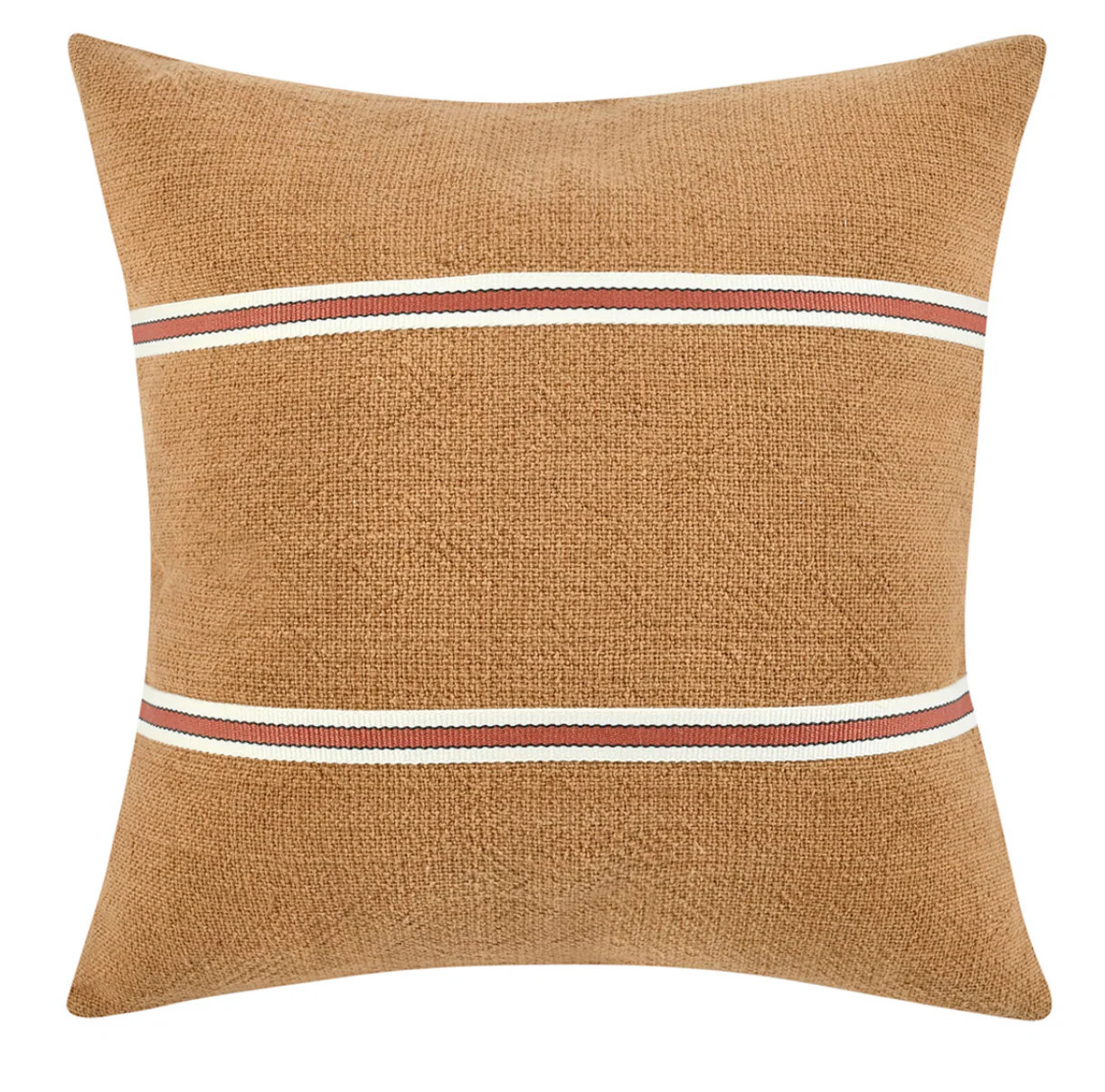Chestnut Flax Linen Brown Terracotta Pillow - Set of Two | Mintly Home