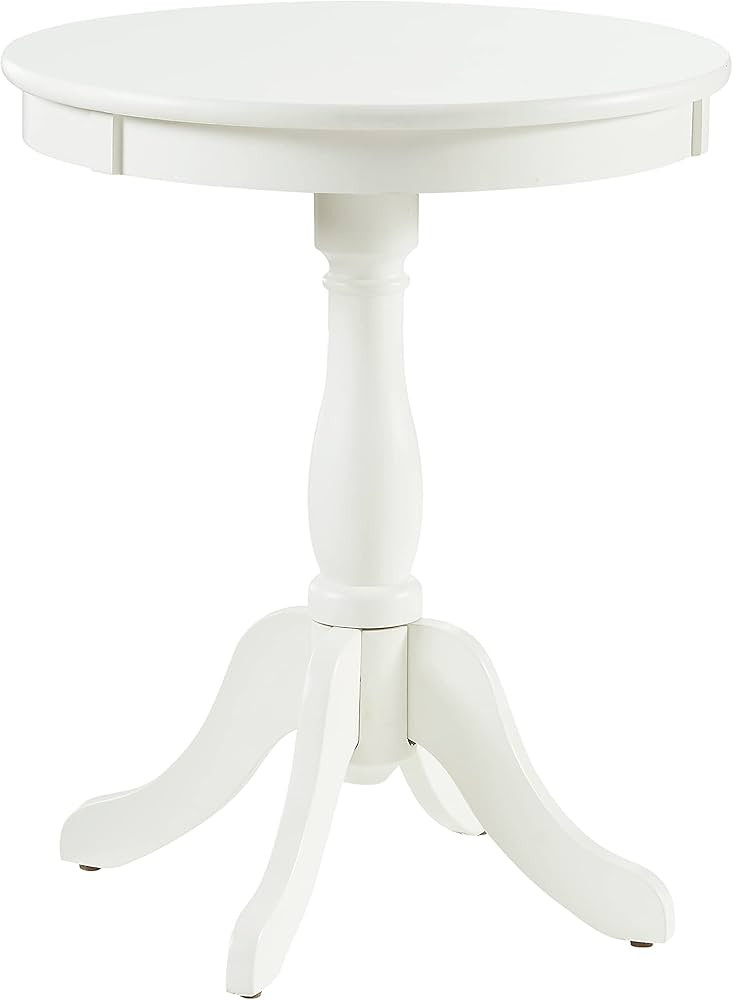 Powell Furniture Powell Round Accent, White Table | Amazon (US)