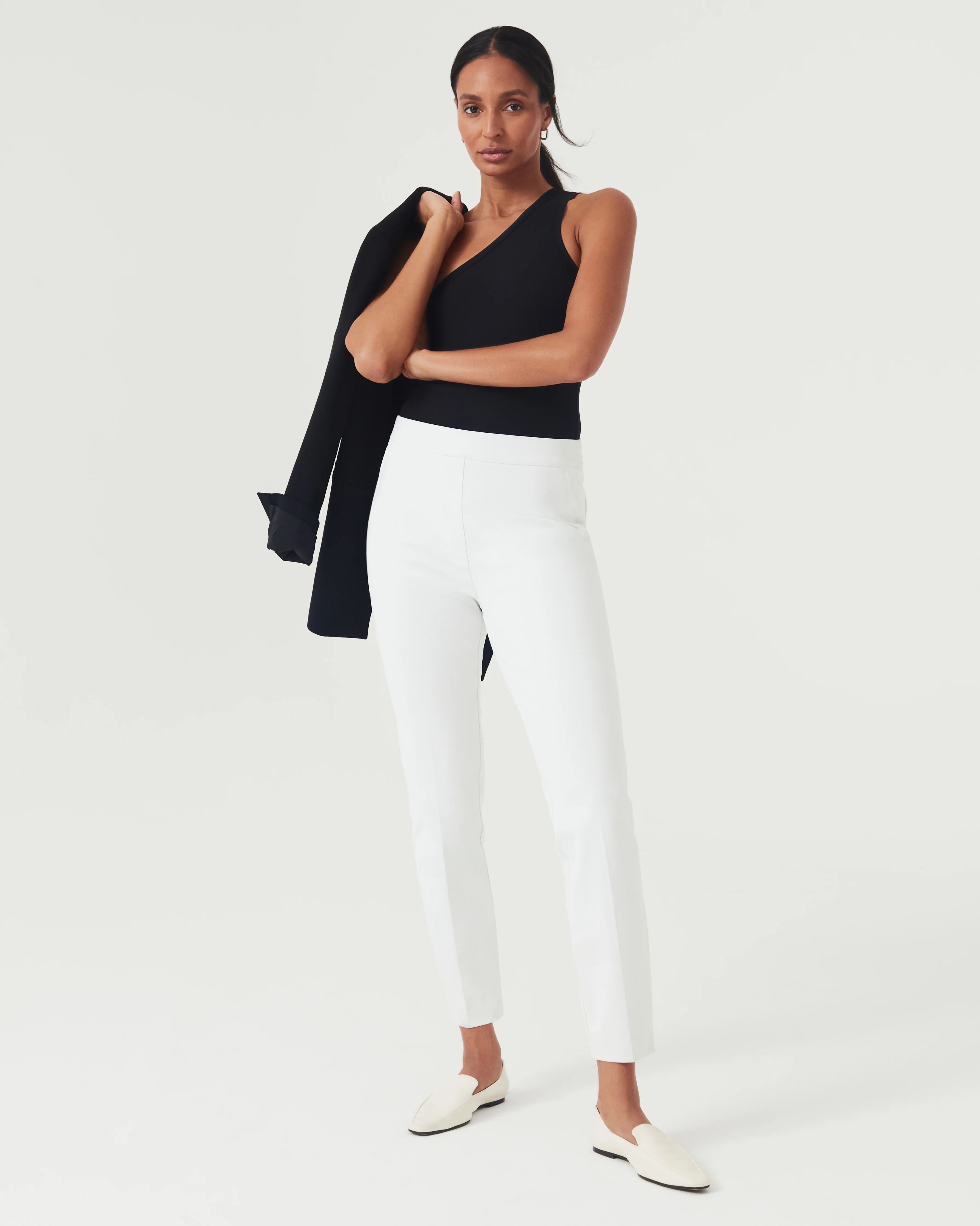 On-the-Go Ankle Slim Straight Pant with Ultimate Opacity Technology | Spanx
