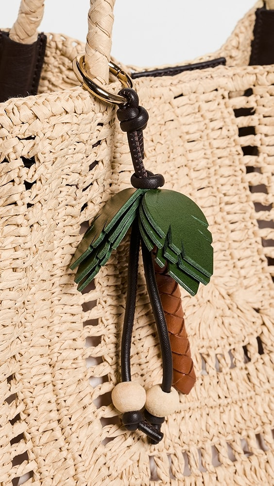 Madewell Madewell x Shopbop Large Eyelet Raffia Tote w/ Bag Charm | Shopbop | Shopbop