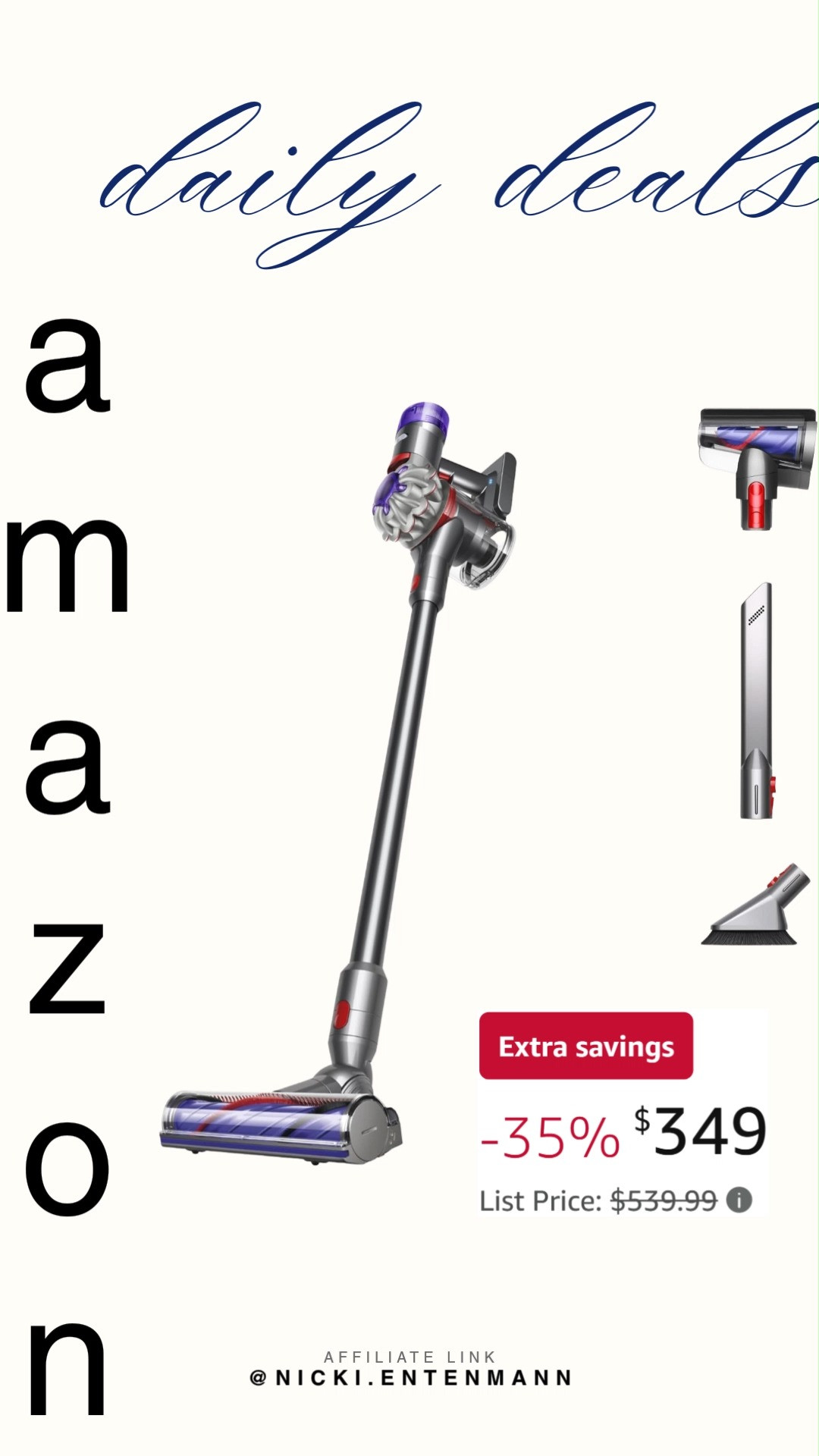 Clean floors meet cordless freedom with the Dyson V8 Plus Vacuum. Lightweight design, powerful suction, and easy maneuvering make tidying up feel almost fun. 🧹✨🏡  

#DysonV8 #CordlessVacuum #HomeCleaning #VacuumCleaner #DysonVacuum #HouseholdEssentials #CleaningTools #HomeCare #SmartHome #FloorCare 

 #LTKdayinmylife #LTKHome #LTKSaleAlert