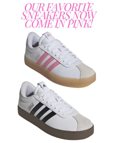 Adidas court 3.0 sneakers now come in pink! 

#LTKSaleAlert #LTKShoeCrush #LTKActive