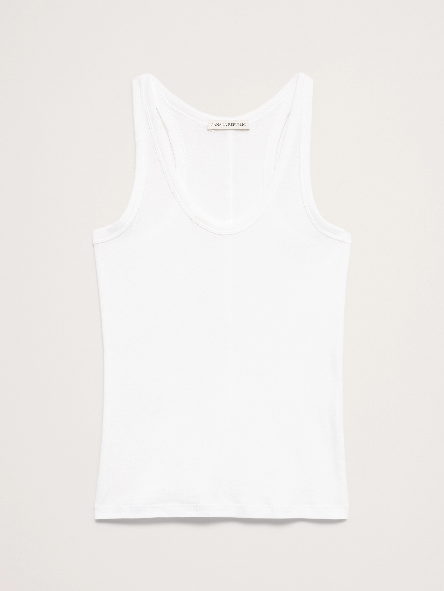 Airy Cotton Scoop-Neck Tank | Banana Republic (US)
