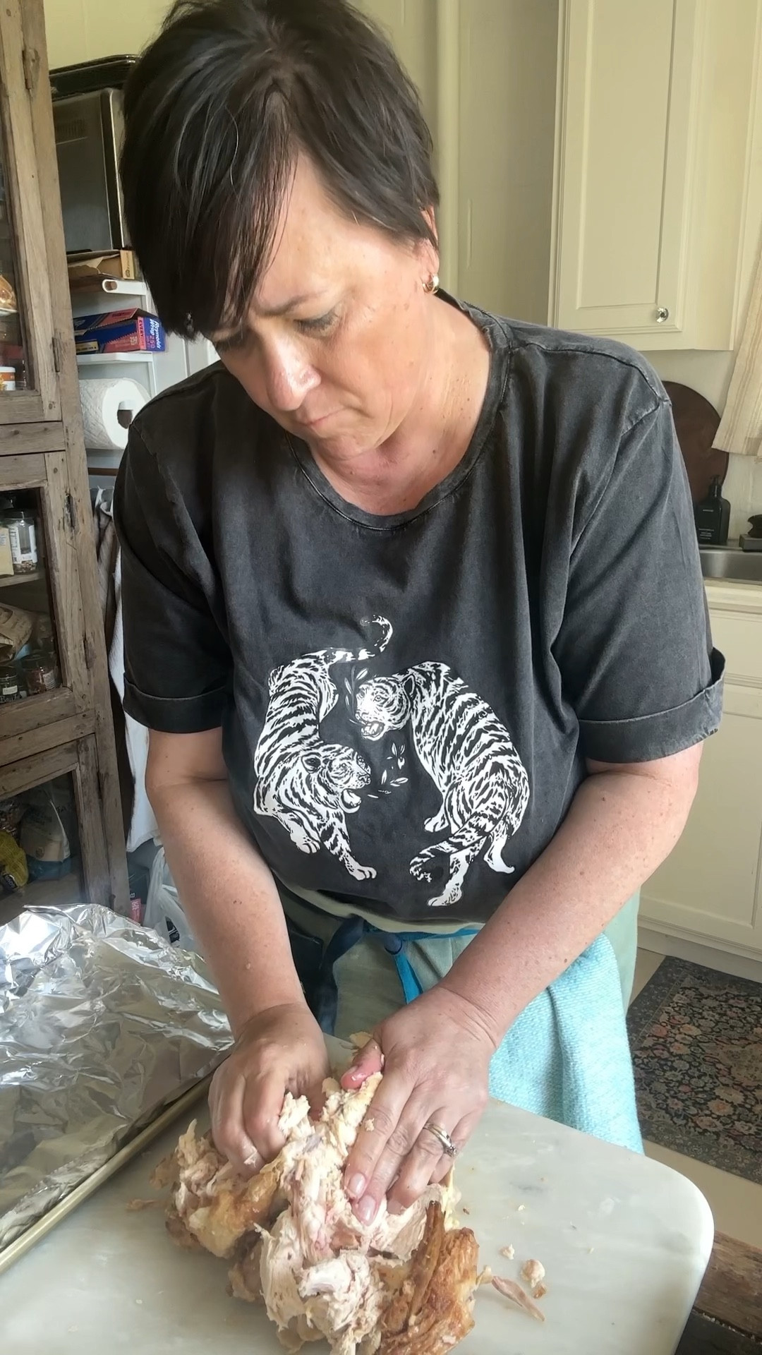 My home burned down in September, leaving us homeless.
We were blessed to have a small hunting cabin on our property, unfortunately it only had a kitchenette. These are the items I purchased to be able to create meals in this space.