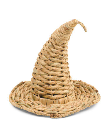 14.5in Seagrass Witch Hat Decor | Marshalls