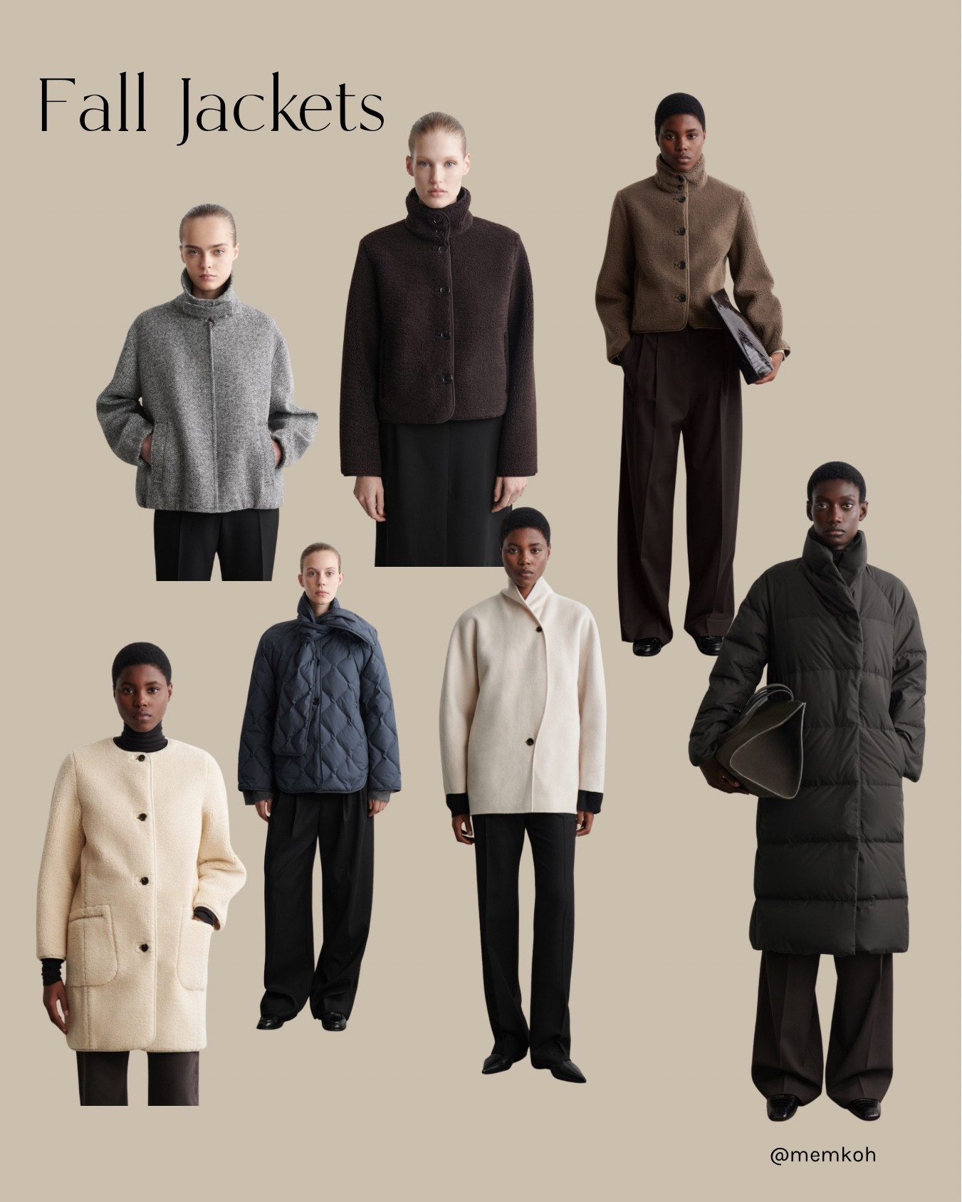 Fall Jackets

transitional outfits, transitional style, fall coats, cardigan, sweater, fall fashion, cos, autumn

#LTKWorkwear #LTKSeasonal #LTKStyleTip