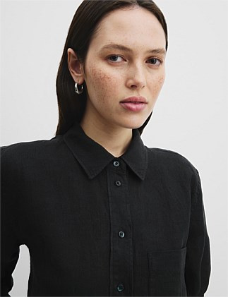 Organically Grown Linen Shirt | David Jones (Australia & New Zealand)